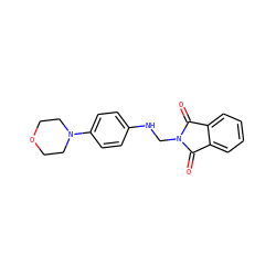 O=C1c2ccccc2C(=O)N1CNc1ccc(N2CCOCC2)cc1 ZINC000000098417