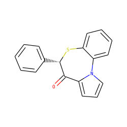 O=C1c2cccn2-c2ccccc2S[C@H]1c1ccccc1 ZINC000001645431