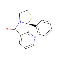 O=C1c2cccnc2[C@@]2(c3ccccc3)SCCN12 ZINC000006582010