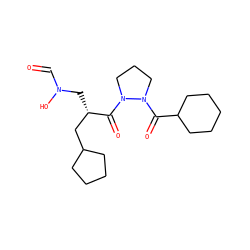 O=CN(O)C[C@@H](CC1CCCC1)C(=O)N1CCCN1C(=O)C1CCCCC1 ZINC000072170664