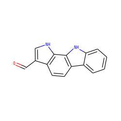 O=Cc1c[nH]c2c1ccc1c3ccccc3[nH]c12 ZINC000044712566