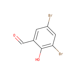O=Cc1cc(Br)cc(Br)c1O ZINC000000001241