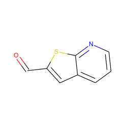 O=Cc1cc2cccnc2s1 ZINC000011535645