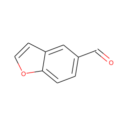 O=Cc1ccc2occc2c1 ZINC000000158634