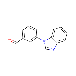 O=Cc1cccc(-n2cnc3ccccc32)c1 ZINC000013782569