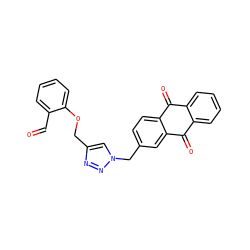 O=Cc1ccccc1OCc1cn(Cc2ccc3c(c2)C(=O)c2ccccc2C3=O)nn1 ZINC001772626254