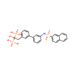 O=P(O)(O)C(O)(Cc1cccc(-c2cccc(NS(=O)(=O)c3ccc4ccccc4c3)c2)c1)P(=O)(O)O ZINC000016051961