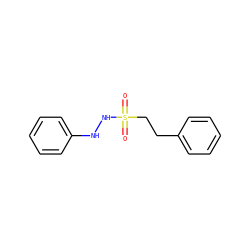 O=S(=O)(CCc1ccccc1)NNc1ccccc1 ZINC000001882650
