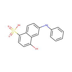 O=S(=O)(O)c1ccc(O)c2cc(Nc3ccccc3)ccc12 ZINC000001577004