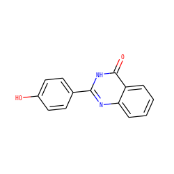 O=c1[nH]c(-c2ccc(O)cc2)nc2ccccc12 ZINC000005177943