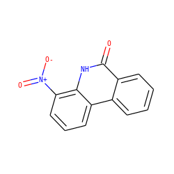O=c1[nH]c2c([N+](=O)[O-])cccc2c2ccccc12 ZINC000008649468