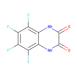 O=c1[nH]c2c(F)c(F)c(F)c(F)c2[nH]c1=O ZINC000013743990
