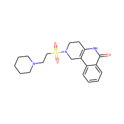O=c1[nH]c2c(c3ccccc13)CN(S(=O)(=O)CCN1CCCCC1)CC2 ZINC000013536365