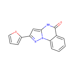 O=c1[nH]c2cc(-c3ccco3)nn2c2ccccc12 ZINC000043059668