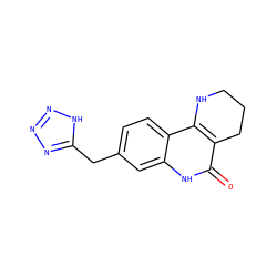 O=c1[nH]c2cc(Cc3nnn[nH]3)ccc2c2c1CCCN2 ZINC000118733949