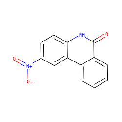 O=c1[nH]c2ccc([N+](=O)[O-])cc2c2ccccc12 ZINC000017425960