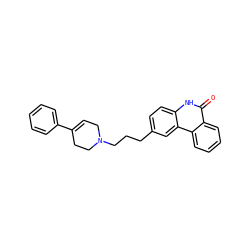 O=c1[nH]c2ccc(CCCN3CC=C(c4ccccc4)CC3)cc2c2ccccc12 ZINC000028525871