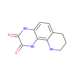 O=c1[nH]c2ccc3c(c2[nH]c1=O)NCCC3 ZINC000013743366
