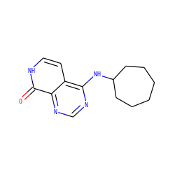 O=c1[nH]ccc2c(NC3CCCCCC3)ncnc12 ZINC000096285225