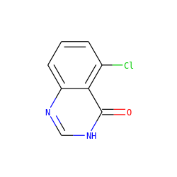 O=c1[nH]cnc2cccc(Cl)c12 ZINC000018055659