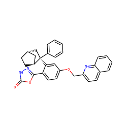 O=c1[nH]nc(-c2ccc(OCc3ccc4ccccc4n3)cc2[C@@]2(c3ccccc3)C[C@H]3CC[C@H]2C3)o1 ZINC000101508254