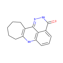 O=c1[nH]nc2c3c([nH]c4cccc1c42)CCCCC3 ZINC000150094575