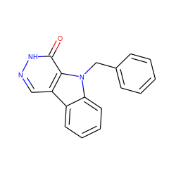 O=c1[nH]ncc2c3ccccc3n(Cc3ccccc3)c12 ZINC000008577881