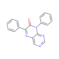 O=c1c(-c2ccccc2)nc2cncnc2n1-c1ccccc1 ZINC000004238692