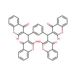 O=c1c(C(c2cccc(C(c3c(O)oc4ccccc4c3=O)c3c(O)oc4ccccc4c3=O)c2)c2c(O)oc3ccccc3c2=O)c(O)oc2ccccc12 ZINC000096902001