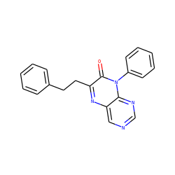 O=c1c(CCc2ccccc2)nc2cncnc2n1-c1ccccc1 ZINC000004238347