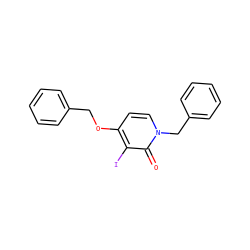 O=c1c(I)c(OCc2ccccc2)ccn1Cc1ccccc1 ZINC000049113476