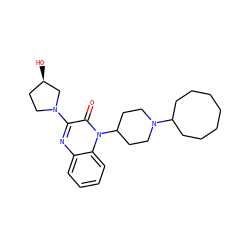 O=c1c(N2CC[C@@H](O)C2)nc2ccccc2n1C1CCN(C2CCCCCCC2)CC1 ZINC000114764263