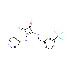 O=c1c(NCc2cccc(C(F)(F)F)c2)c(Nc2ccncc2)c1=O ZINC000102920144