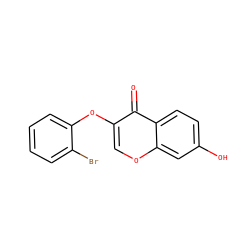 O=c1c(Oc2ccccc2Br)coc2cc(O)ccc12 ZINC000005731326