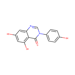 O=c1c2c(O)cc(O)cc2ncn1-c1ccc(O)cc1 ZINC000013685353