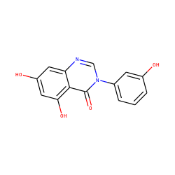 O=c1c2c(O)cc(O)cc2ncn1-c1cccc(O)c1 ZINC000013685414