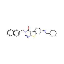 O=c1c2c3c(sc2ncn1Cc1ccc2ccccc2c1)C[C@H](NCC1CCCCC1)CC3 ZINC001772599569