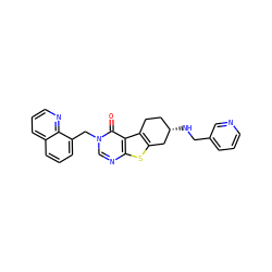 O=c1c2c3c(sc2ncn1Cc1cccc2cccnc12)C[C@@H](NCc1cccnc1)CC3 ZINC001772575128