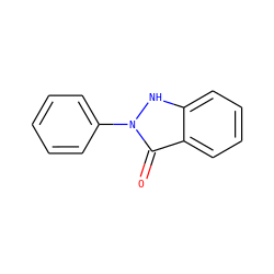 O=c1c2ccccc2[nH]n1-c1ccccc1 ZINC000084460115
