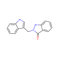 O=c1c2ccccc2[nH]n1Cc1c[nH]c2ccccc12 ZINC000147692547