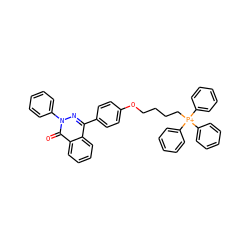O=c1c2ccccc2c(-c2ccc(OCCCC[P+](c3ccccc3)(c3ccccc3)c3ccccc3)cc2)nn1-c1ccccc1 ZINC000653851515