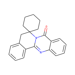 O=c1c2ccccc2nc2n1C1(CCCCC1)Cc1ccccc1-2 ZINC000000333908