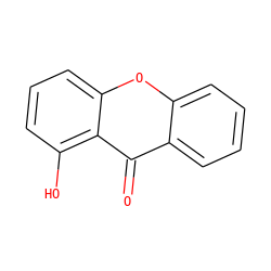O=c1c2ccccc2oc2cccc(O)c12 ZINC000005934968