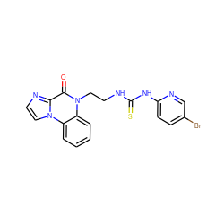O=c1c2nccn2c2ccccc2n1CCNC(=S)Nc1ccc(Br)cn1 ZINC000012354056