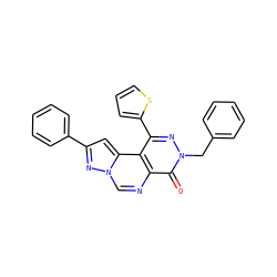 O=c1c2ncn3nc(-c4ccccc4)cc3c2c(-c2cccs2)nn1Cc1ccccc1 ZINC000299830947