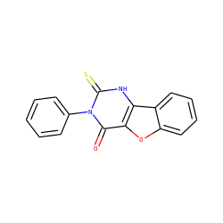 O=c1c2oc3ccccc3c2[nH]c(=S)n1-c1ccccc1 ZINC000100530351