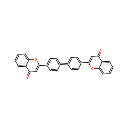 O=c1cc(-c2ccc(-c3ccc(-c4cc(=O)c5ccccc5o4)cc3)cc2)oc2ccccc12 ZINC000036310629
