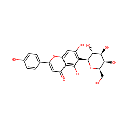 O=c1cc(-c2ccc(O)cc2)oc2cc(O)c([C@@H]3O[C@H](CO)[C@H](O)[C@H](O)[C@H]3O)c(O)c12 ZINC000059730183
