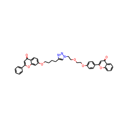O=c1cc(-c2ccc(OCCOCCn3cc(CCCCOc4ccc5c(=O)cc(-c6ccccc6)oc5c4)nn3)cc2)oc2ccccc12 ZINC000222474008