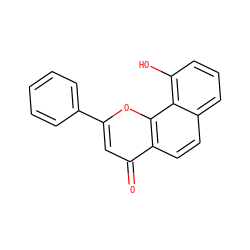 O=c1cc(-c2ccccc2)oc2c1ccc1cccc(O)c12 ZINC000049781493